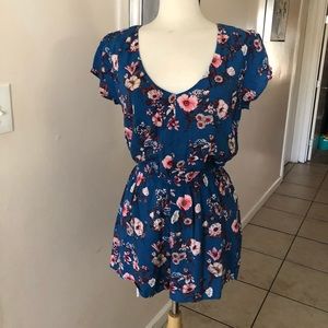 F21 Floral Romper